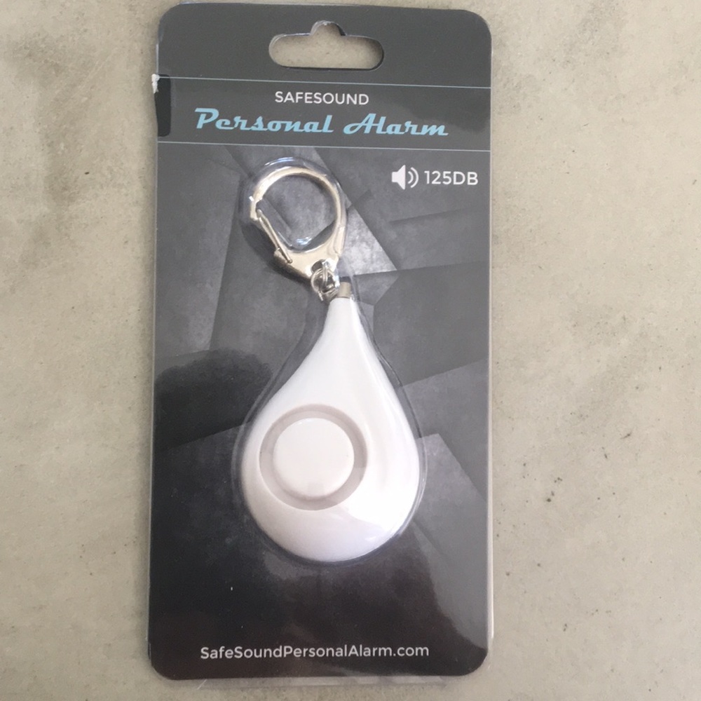Personal alarm keychain